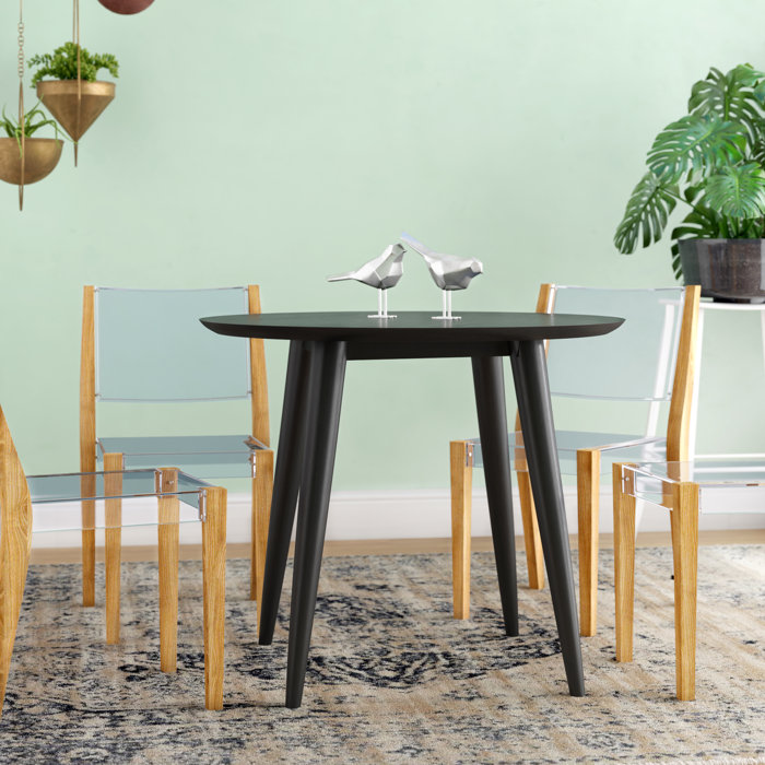 Ebern Designs Pekalongan Mid Century Modern Faux Wood Dining Table